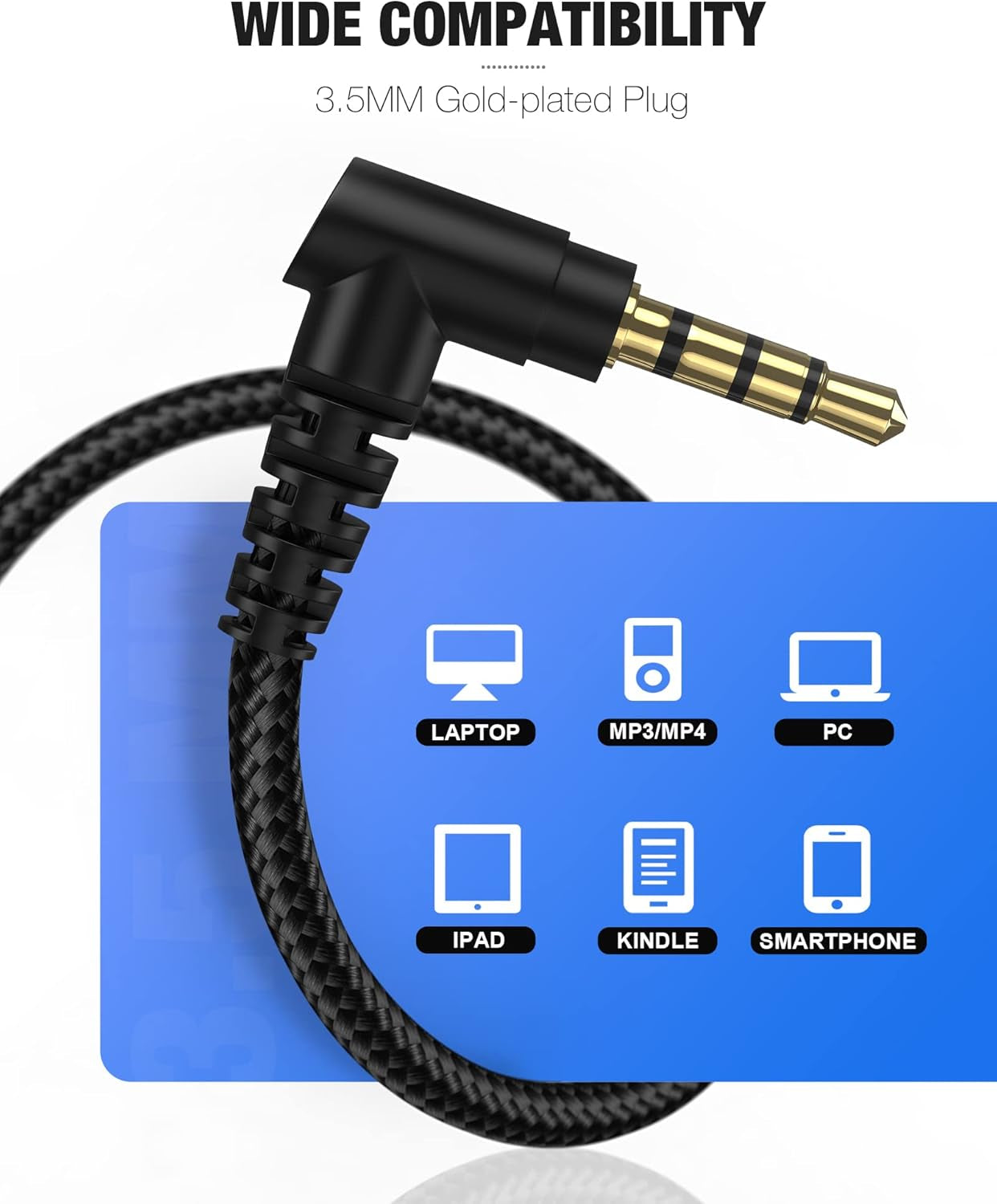 Kids Headphones I41 Headphones for Kids Children Girls Boys Teens Foldable Adjustable on Ear Headphones with 3.5Mm Jack for Cellphones Computer Kindle School Black&Blue