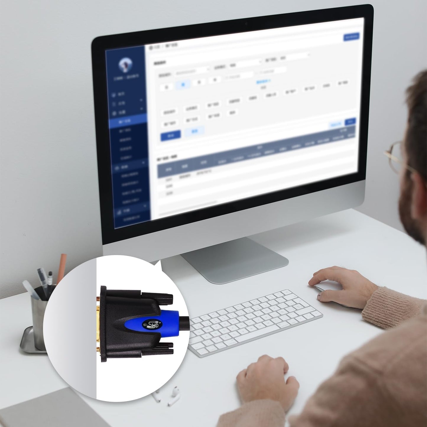 VGA Cable, VGA to VGA HD15 Monitor Cable for PC Laptop TV Projector-3Feet